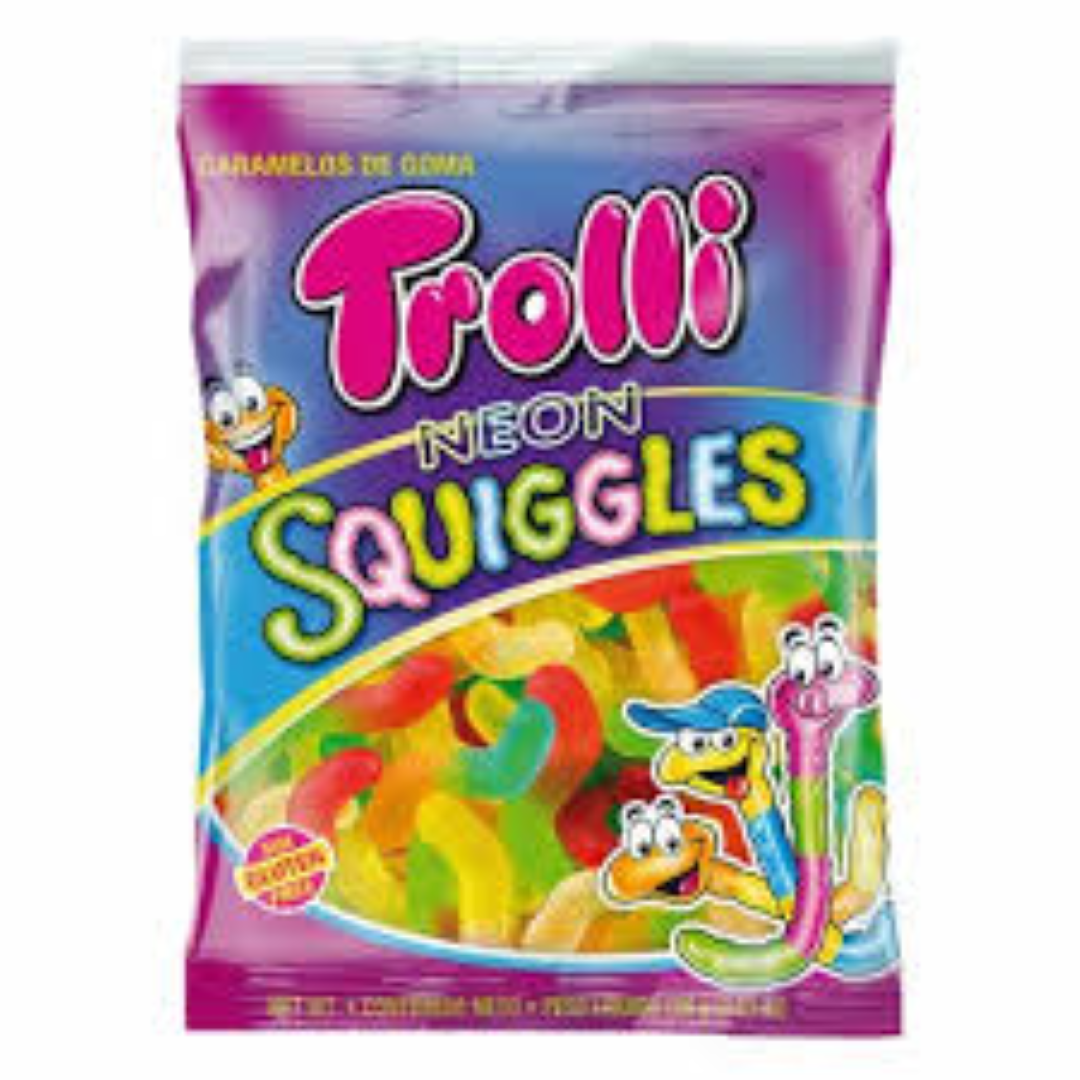 TROLLI GUMMIES NEON SQUIGGLES 100G